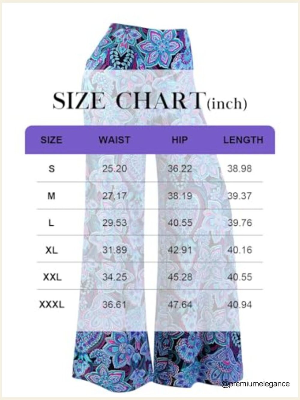 Wide Leg Flowy Palazzo Pants High Waist Casual Summer - Picture 5 of 7